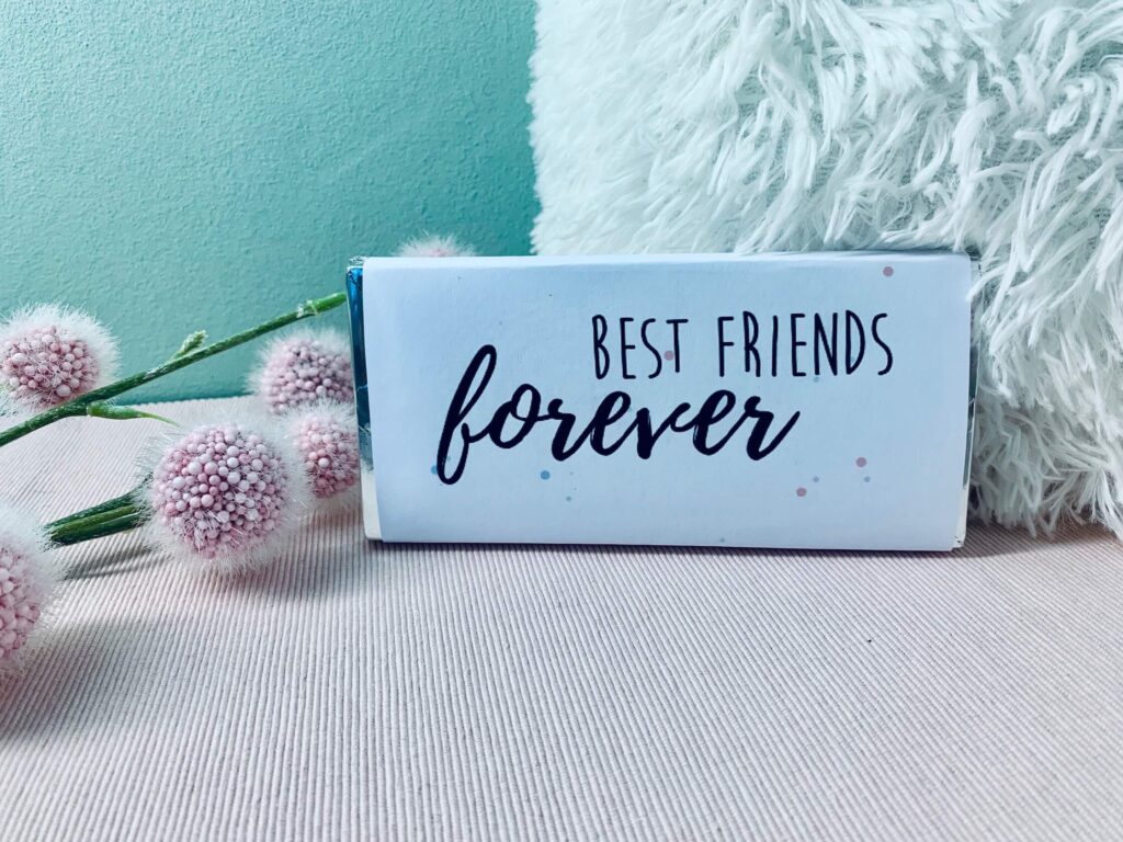 Schokoladentafel "Best Friends Forever"